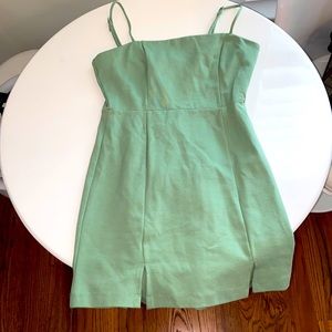 Altarid State Green Tight- Fitted Dress Mini
